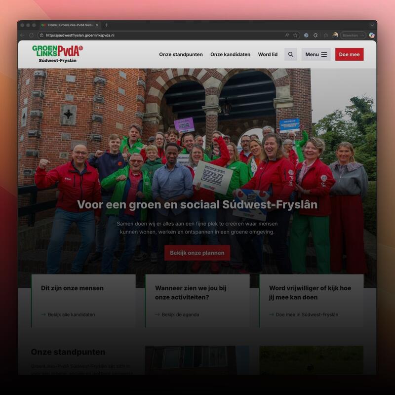 website nieuw